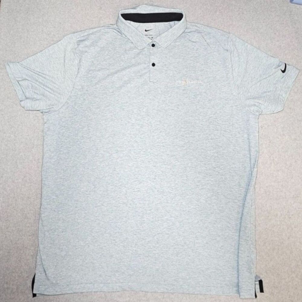 Nike Dri-FIT THE PLAYERS Championship Men's XXL Golf Polo Light Blue